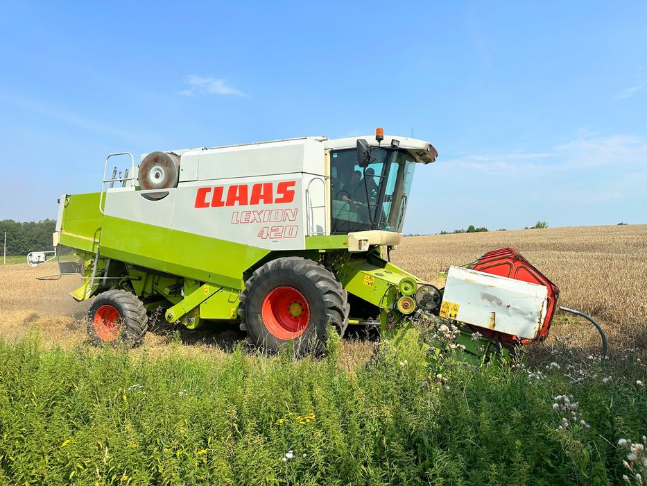 Kombajn zbożowy Claas Lexion 420 heder 6m silnik Mercedes