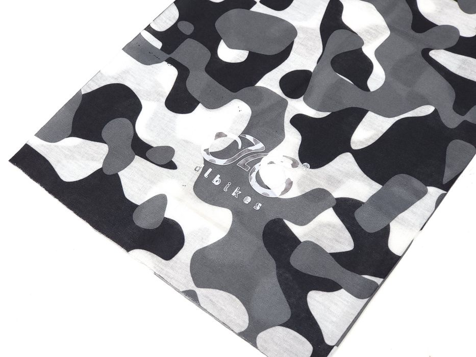 NOWY Komin tunel szalik Oryginał DLBIKES na rower narty biało czarny