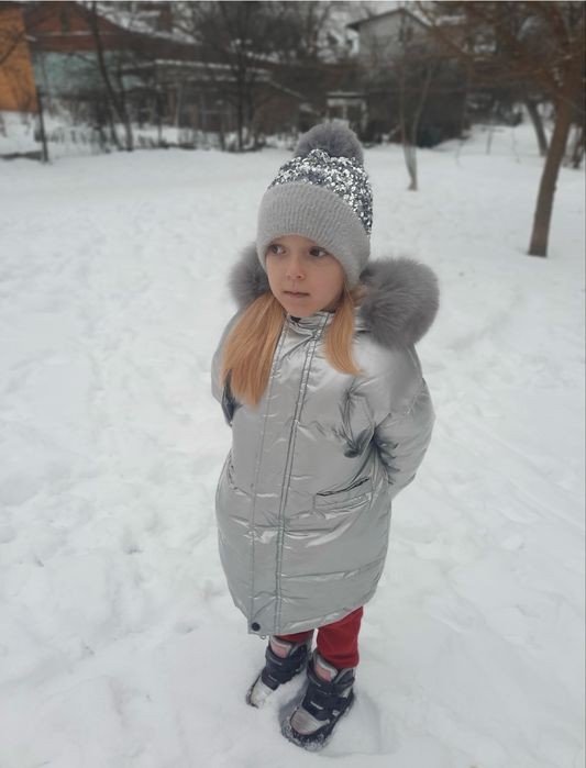 Пуховик на дівчинку