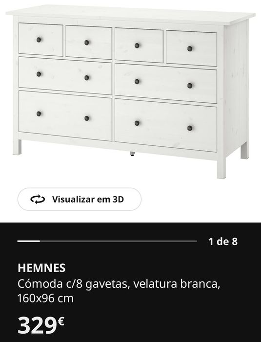 Cómoda ikea hemnes