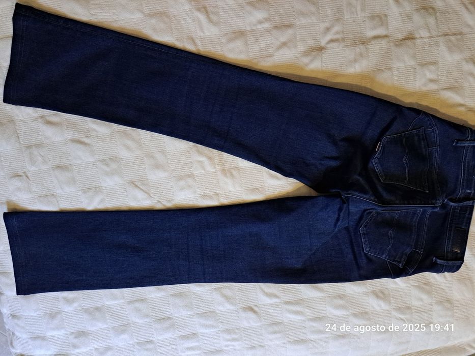 Calças Ganga Azul Escuro Salsa W28