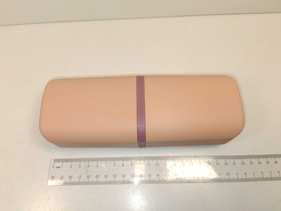 N017 Pudełko Etui Na Szczoteczkę Do Zębów Lub Sztućce Podróżne Beżowe