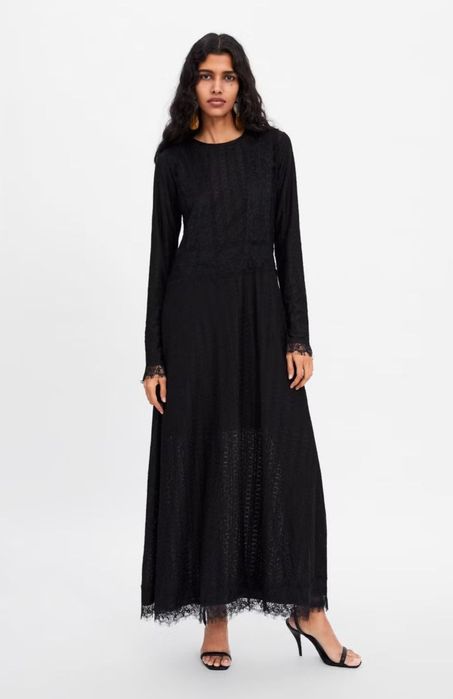 Zara платье макси с-м зара