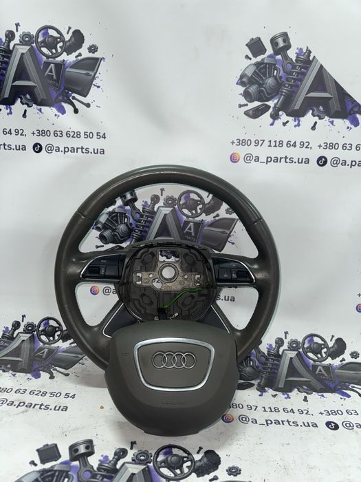 Бежевий руль та подушка airbag Audi Q7 4L 4l0880201Ah 4l0419091ac