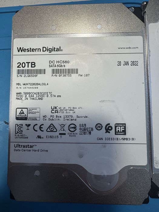 HDD 20tb, 18tb, 14tb, Жорсткий диск,