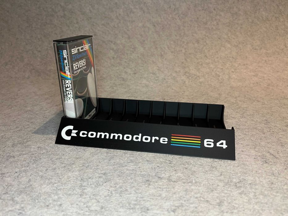 Stojak podstawka na 10 gier Commodore 64