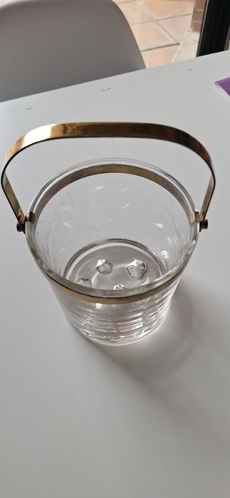 Balde vidro robusto gelo ou outro