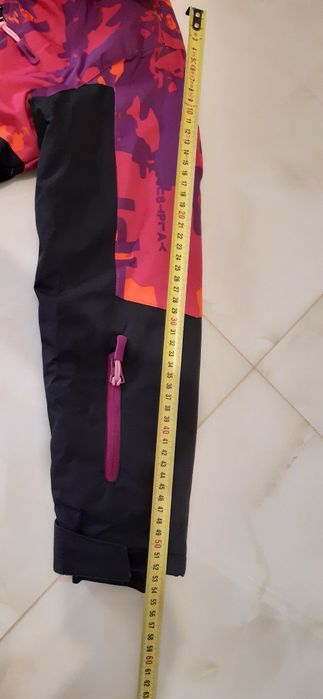 Куртка термо для дівчинки на зріст 140-146+ печатки флісові