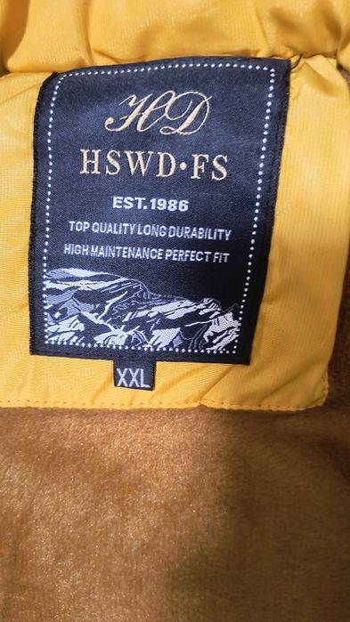 Зимова куртка HSWD-FS Classic, розмір XXL, тепла, з капюшоном