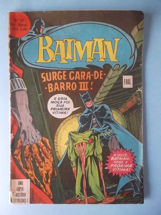 Lote de revistas EBAL - Super Homem, Batman, e outros.