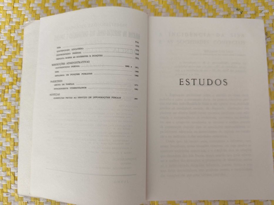Ciência e Técnica Fiscal – Ano - 1963
Boletim da –DGCI