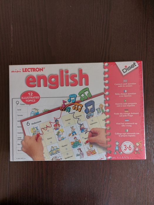 Jogo de Tabuleiro em Inglês Lectron English Diset