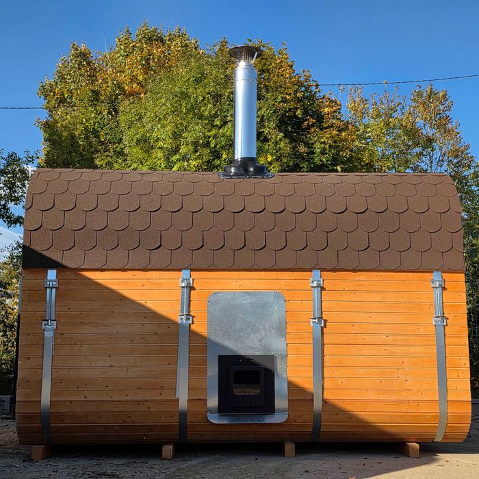 Sauna ogrodowa QUADRO 240 cm do samodzielnego montażu