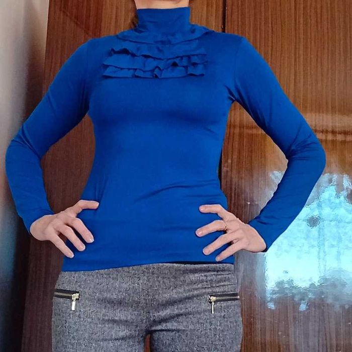 golf bławatkowy granatowy 38