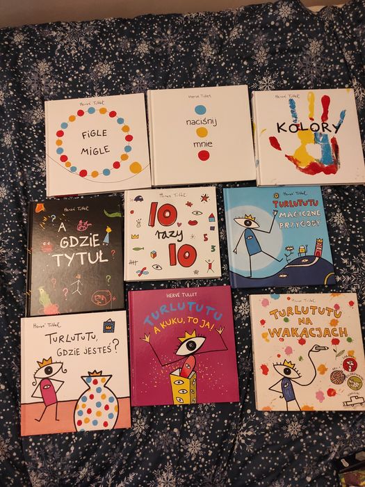 Hervé Tullet – interaktywne książki dla dzieci | zestaw