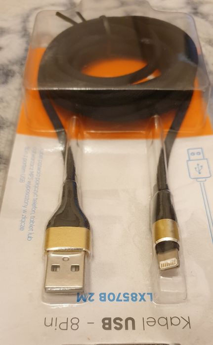 Kabel USB 8 pin. 2 metry