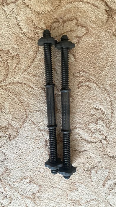 Гантельный гриф для гантели наборной прямой пластиковый 45 см