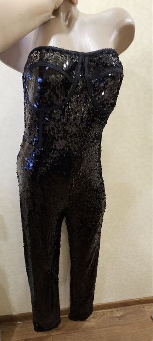комбінезон костюм з паєтками з піджаком  46-48р новий