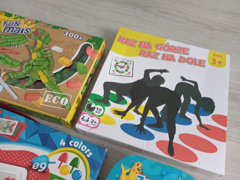 Zgadnij kto to, mozaic, twister. Cały zestaw gier