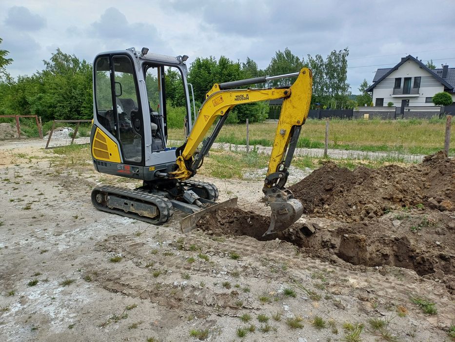 Usługi minikoparka koparko-ładowarka transport do 5t Rebak