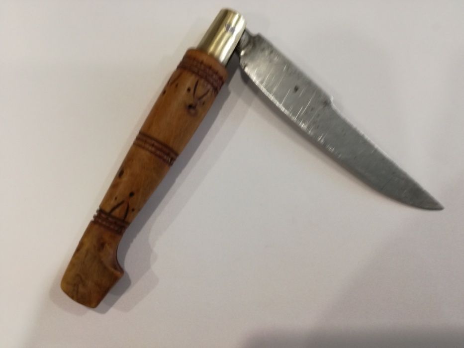 Canivete Coleção " Nontron Chaperon" Lâmina Aço Carbono