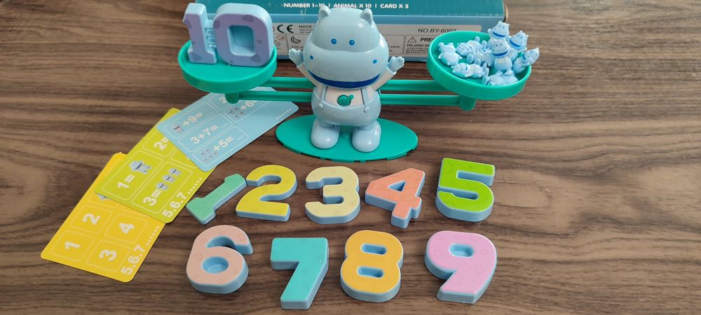 Навчальна гра балансир Shantou Balance Hippo