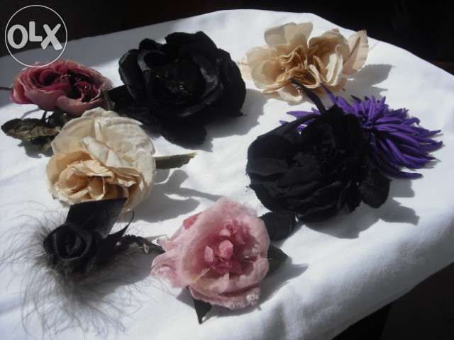 "Flores de pano " lindíssimas!