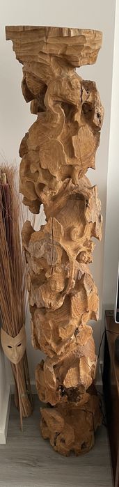 Escultura tronco de madeira 2003
