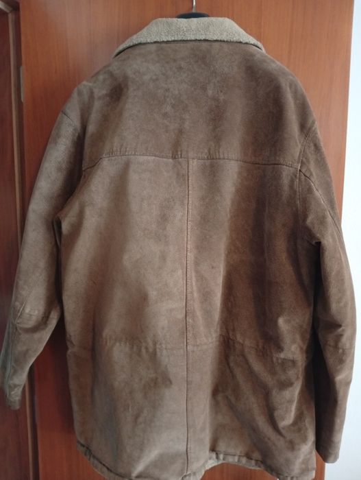 Casaco pele e carneira