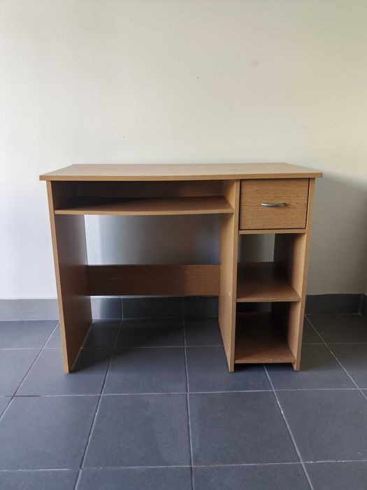 Secretária Compacta com Gaveta | 90x75x45 cm
