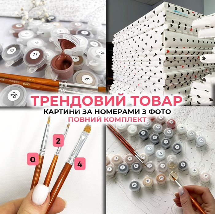 Картина по номерам з Вашого фото