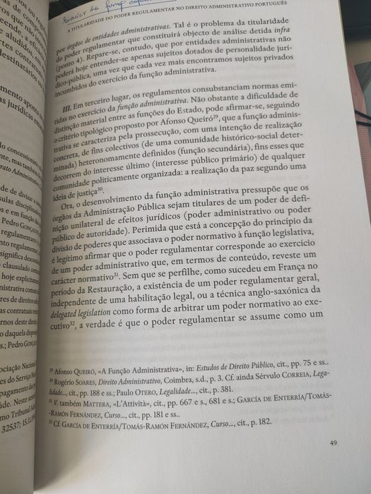 Estudos sobre os regulamentos administrativos