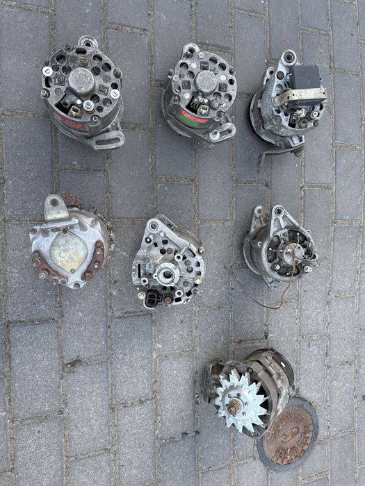 Stare alternatory fiat 125p  i inne stan nieznany