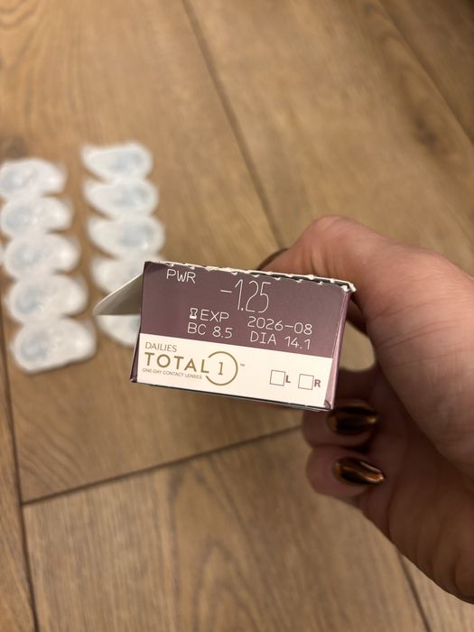 Nowe 12 szt. Soczewki -1.25