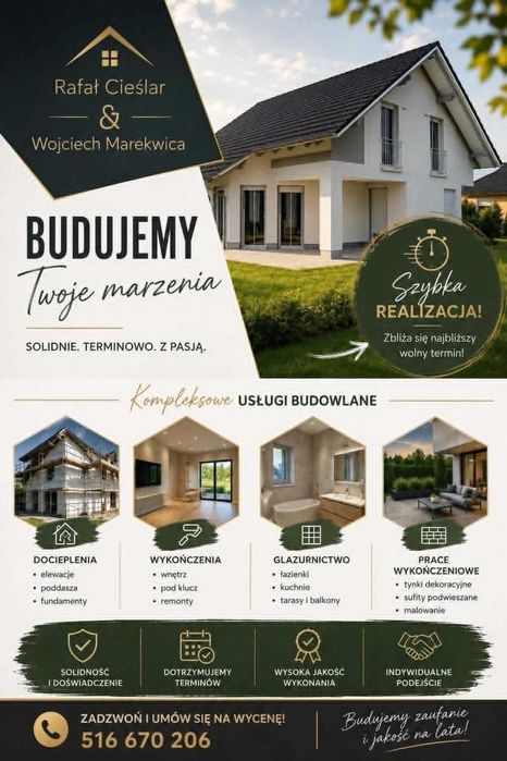 Usługi ogólnobudowlane i remontowe elewacja !!!
