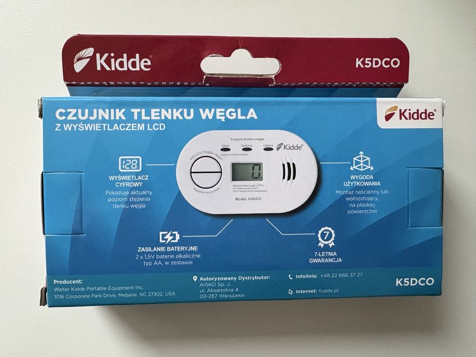 Czujnik tlenku węgla K5DCO KIDDE