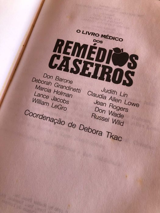 Livro Médico dos Remédios Caseiros, portes grátis