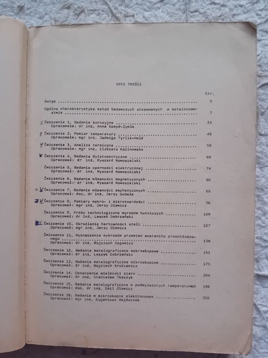 Ćwiczenia laboratoryjne z metaloznawstwa  Ł. Cieślak