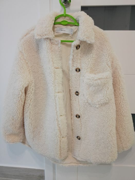 Kurtka Bershka ,bluza koszula miś baranek na podszewce.