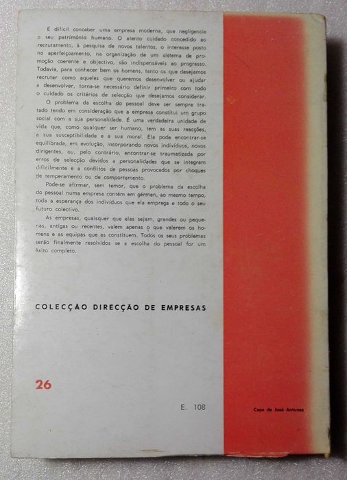 Livro Técnicas Modernas da Escolha de Homens