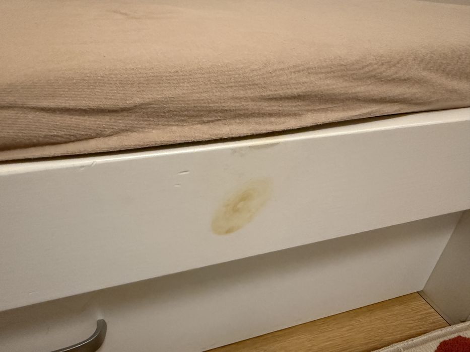 Łóżko 80x160 białe drewniane z szufladą łóżeczko dziecięce