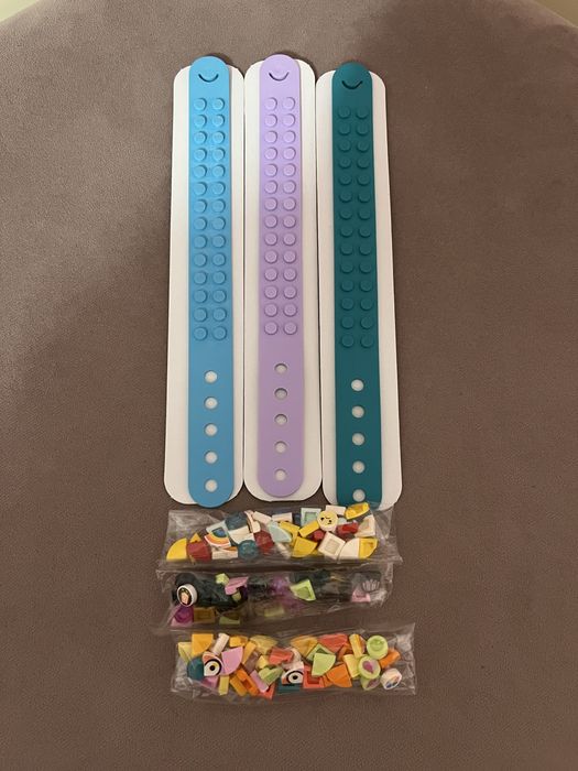 Trzy Bransoletki Lego DOTS
