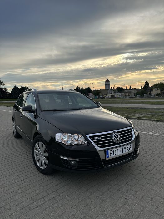 Volkswagen Passat B6 2010r 2.0 TDI CR 143km Blue TDI Highline Swiatła LED Navi Hak Car Play Alcantara Klima dwie strefy Super Stan Doinwestowany