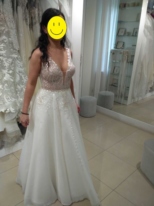 Suknia ślubna r. 36 (projekt Patrycji Pardyki)