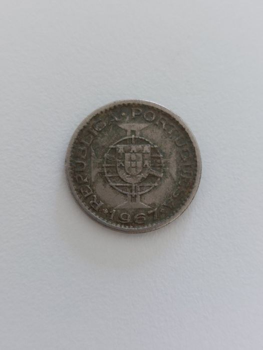 Moeda 2,50 escudos - Angola de 1967