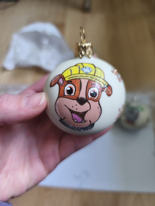 Bombki psi patrol ręcznie malowane