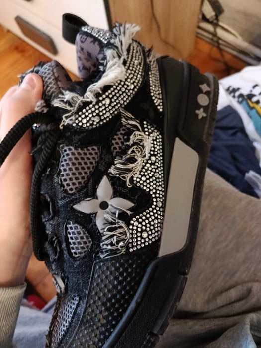 Buty lv skate x svarowski