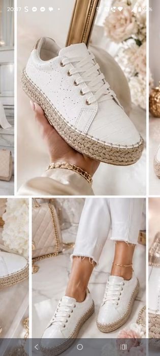 Buty letnie wiązane