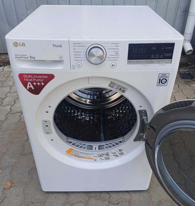 Сушарка сушильна машина для одягу LG RT80V9 Dual Inverter Heat Pump