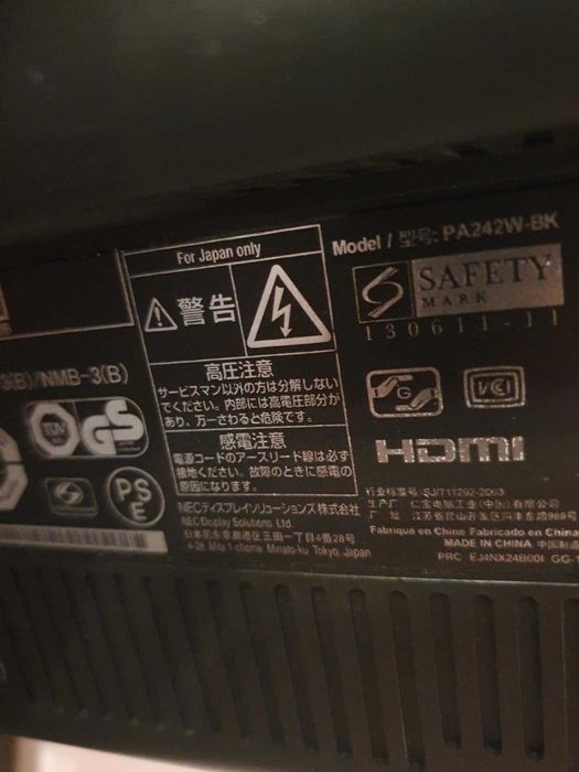 Monitor NEC 24 PA242W  profesjonalny monitor do grafiki, zdjęć, stan i